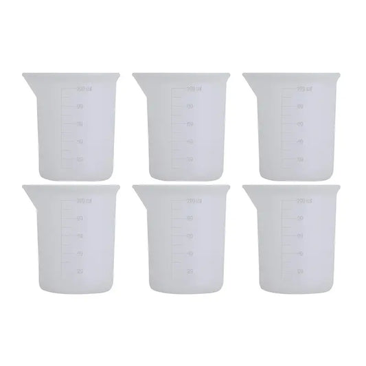 Set of 6 Silicone Mixing Cups