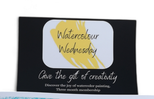 Watercolour Wednesday 3 Month Gift Voucher